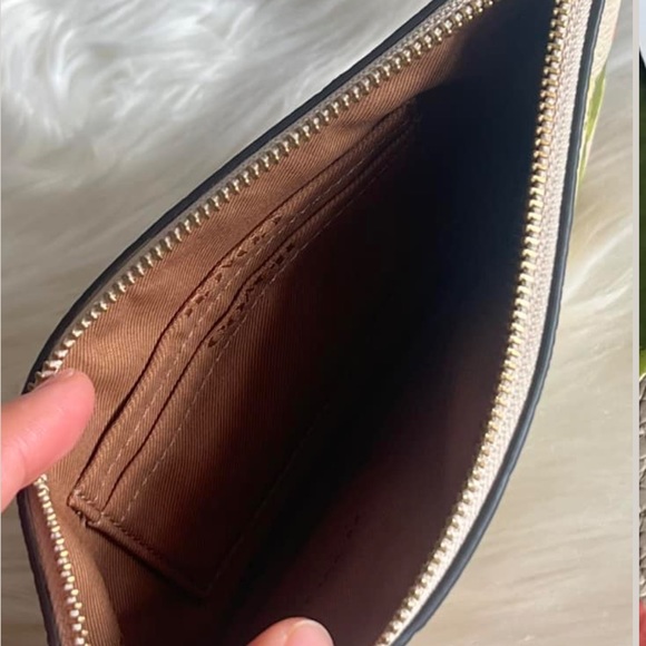 Coach Small Wristlet with Floral Print - Picture 8 of 12